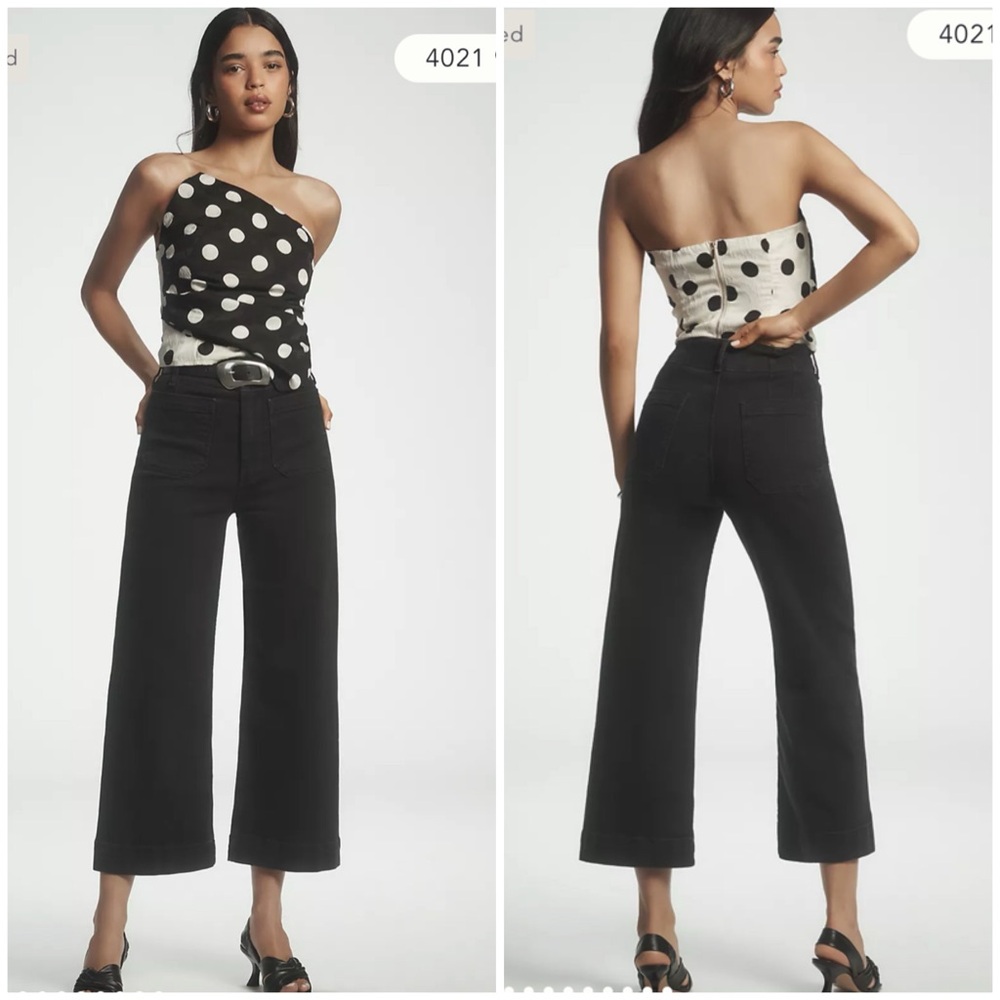 Maeve The Colette High-Rise Crop Wide-Leg Jeans - Picture 4 of 12
